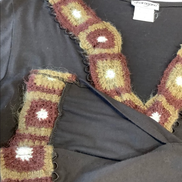Sharagano top embellished long sleeves sz n - Picture 5 of 7